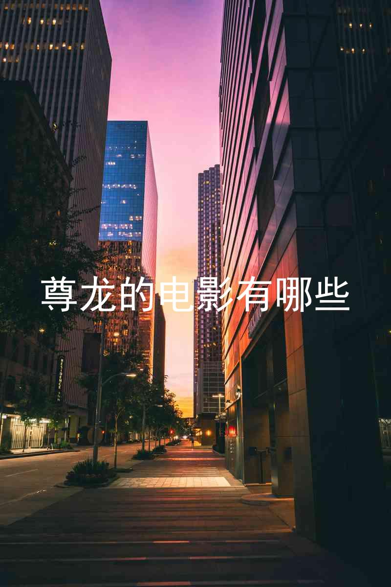 尊龙的电影有哪些